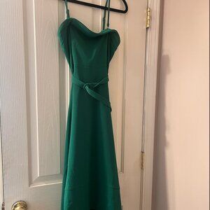 NY & Co Emerald Green High-Low Dress XS | Elegant Cocktail or Evening Dress